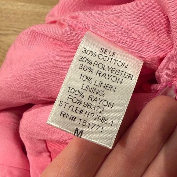 Gilli Bright Pink Wide Leg Pants NWT - Picture 4 of 5